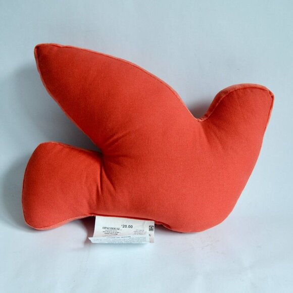 Opalhouse Jungalow Beaded Embroidered Velvet Dove Throw Pillow Orange - Picture 4 of 5